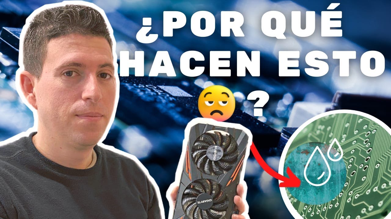 Tarjeta de video le cayó agua 💧💧