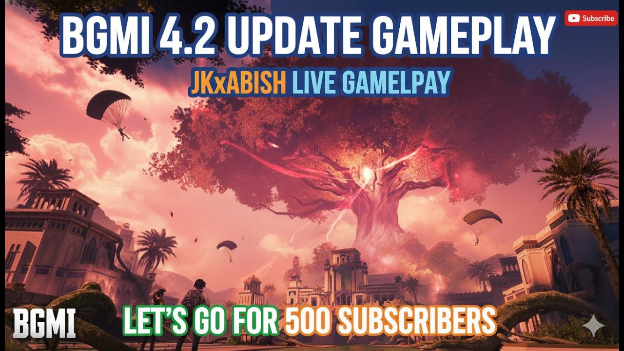 BGMI [LIVE] Let’s go for 500 subscribers!
