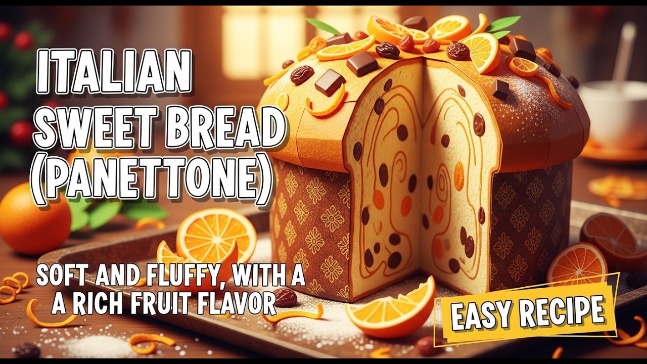 Festive Loaf: Italian Sweet Bread (Panettone) Recipe – Beloved Italian Treat