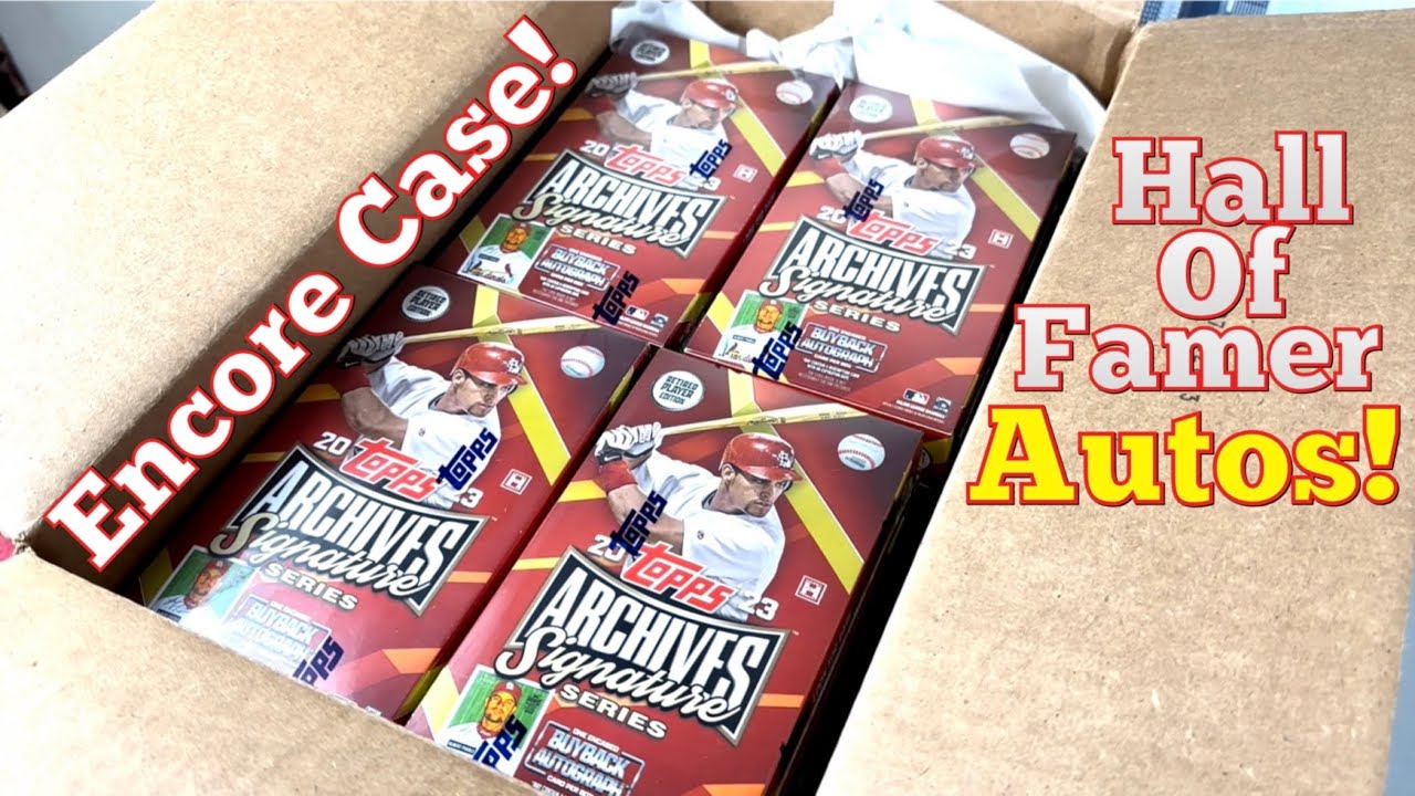 20 BOXES!  SECOND CASE OF 2023 ARCHIVES SIGNATURE SERIES!