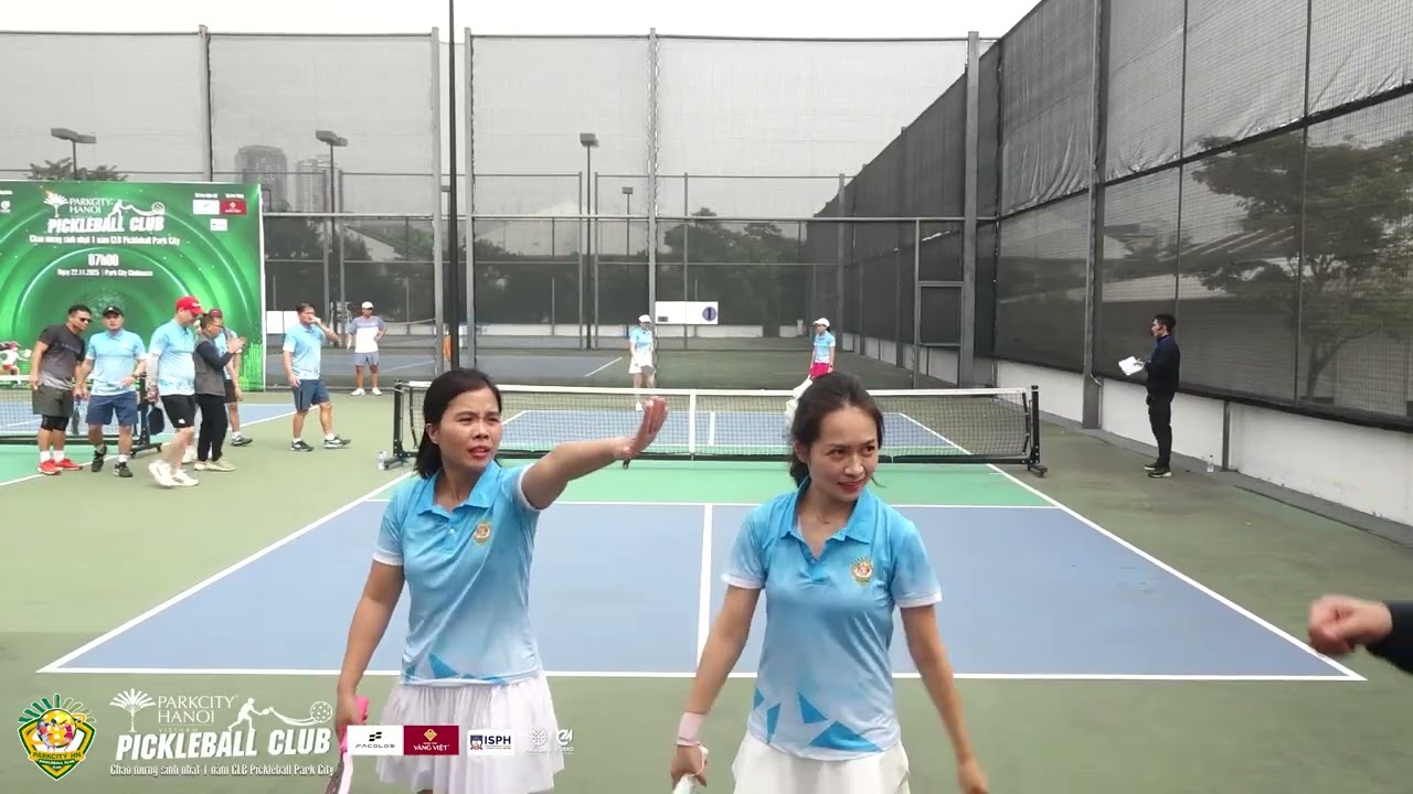 🎬 Bán Kết 2 - Đôi Nữ 1 : THẢO TẠ - HẠNH SOPHIA -vs-  HIỀN - CHINH | Pickleball Club ParkCity Hà Nội.