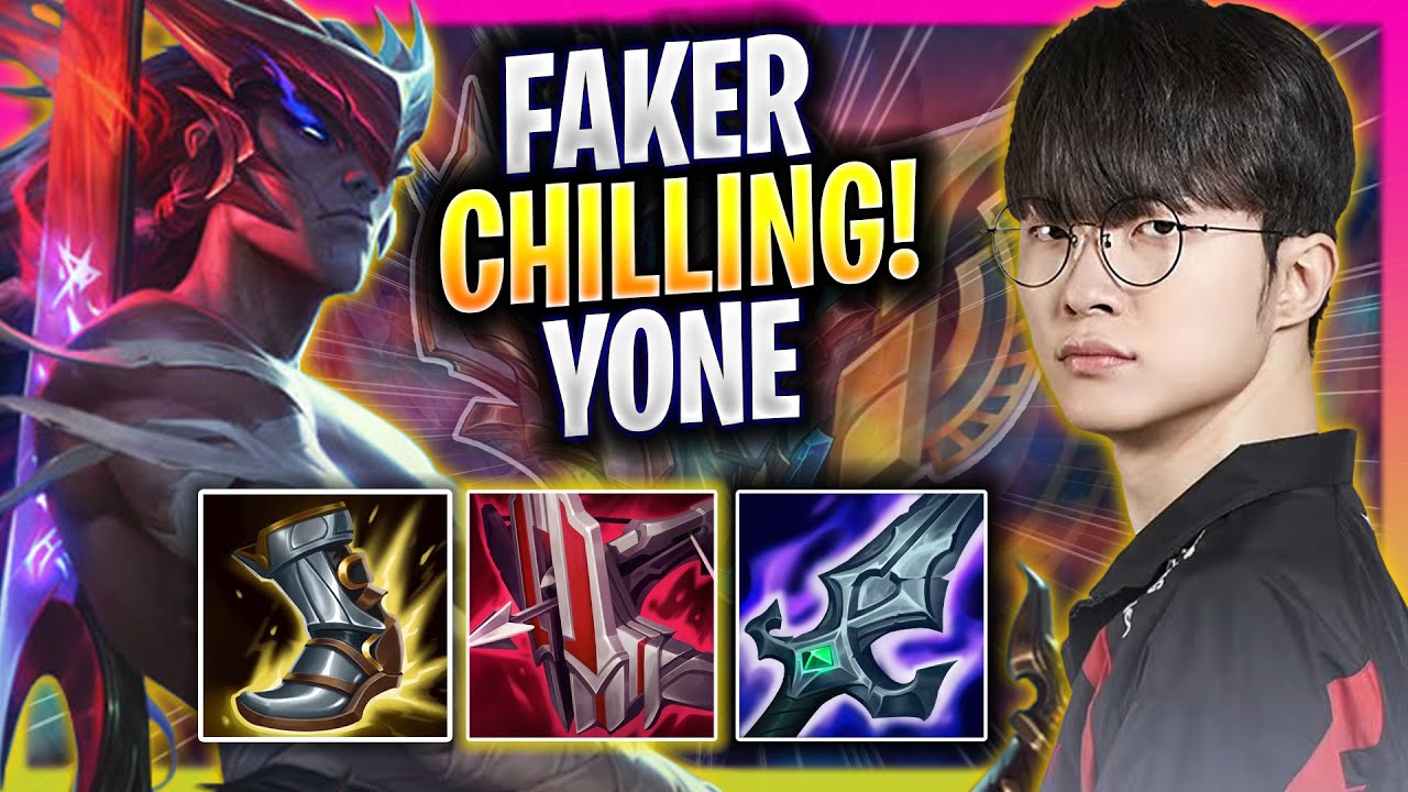 FAKER CHILLING WITH YONE! - T1 Faker Plays Yone MID vs Taliyah! | Season 2025