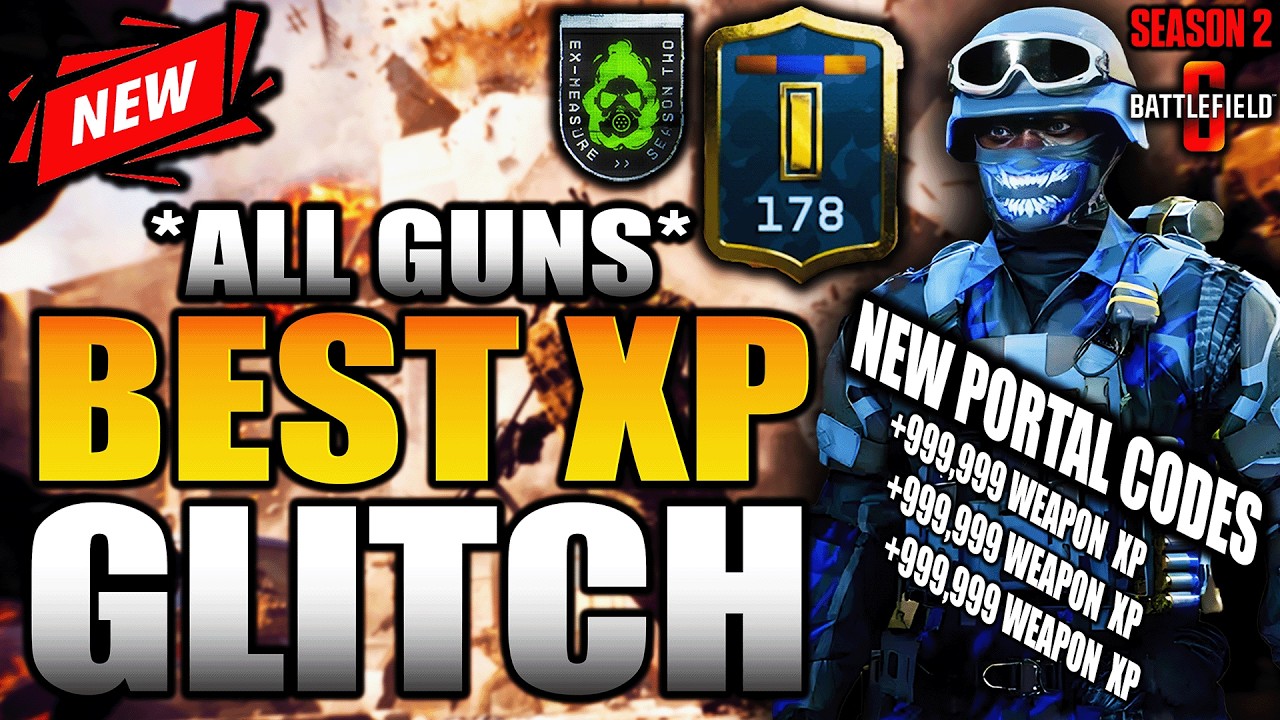**ALL GUNS*✅ NEW WEAPON XP BOT LOBBY GLITCH bf6/BF6 GLITCHES/BF6 GLITCH/BATTLEFIELD 6 PORTAL GLITCH