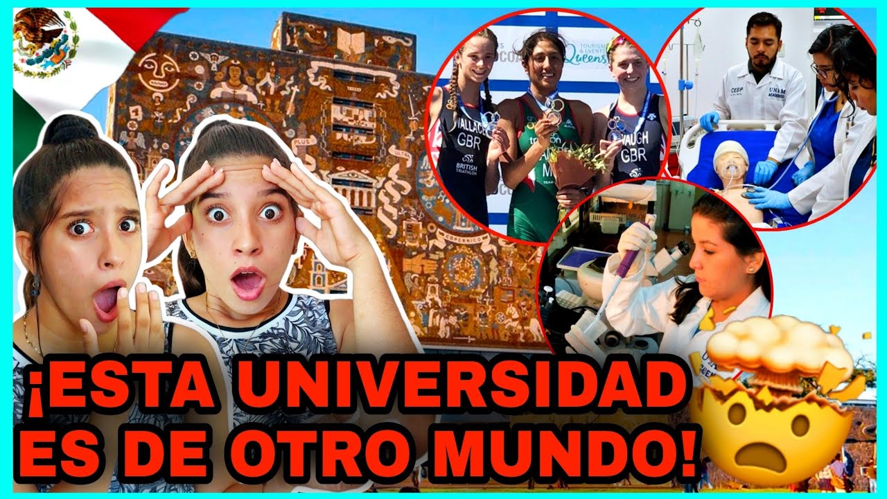 UNAM MÉXICO🇲🇽 2022 reaccion ¡La universidad de nuestros sueños😭!Cubanas reaccionan #Mexico #reaction