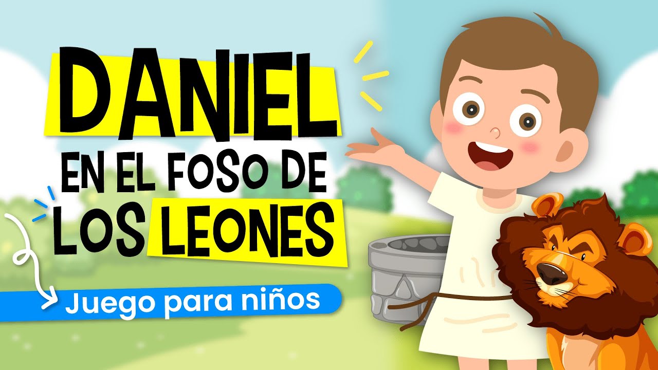 DANIEL EN EL FOSO DE LOS LEONES 🦁  (Juego interactivo con aprendizaje)