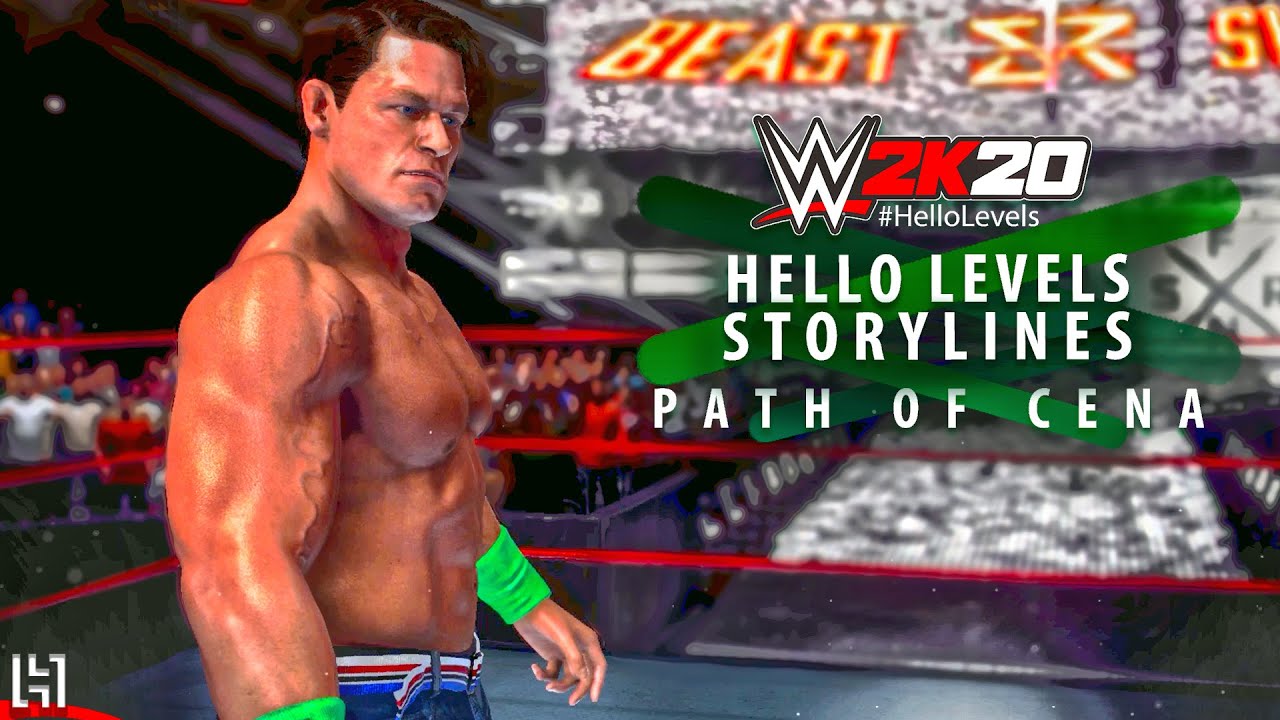 WWE 2K20 Hello Levels Storylines - Path Of Cena | John Cena vs Seth Rollins