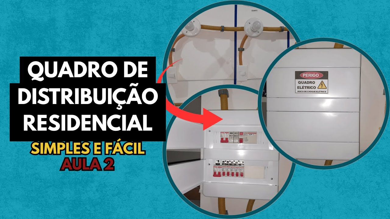 AULA 2: Como Montar um Quadro de Distribuição Bifásico - Passo a Passo (Casa de Pequeno Porte)