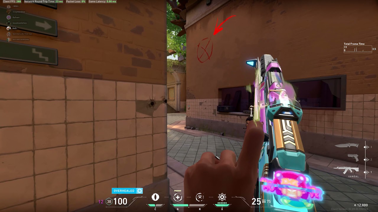 Valorant Frame Rate Time Spikes Example #3