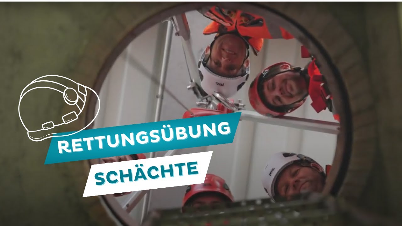 Arbeiten in Sch&auml;chten - Rettungs&uuml;bungen🦺