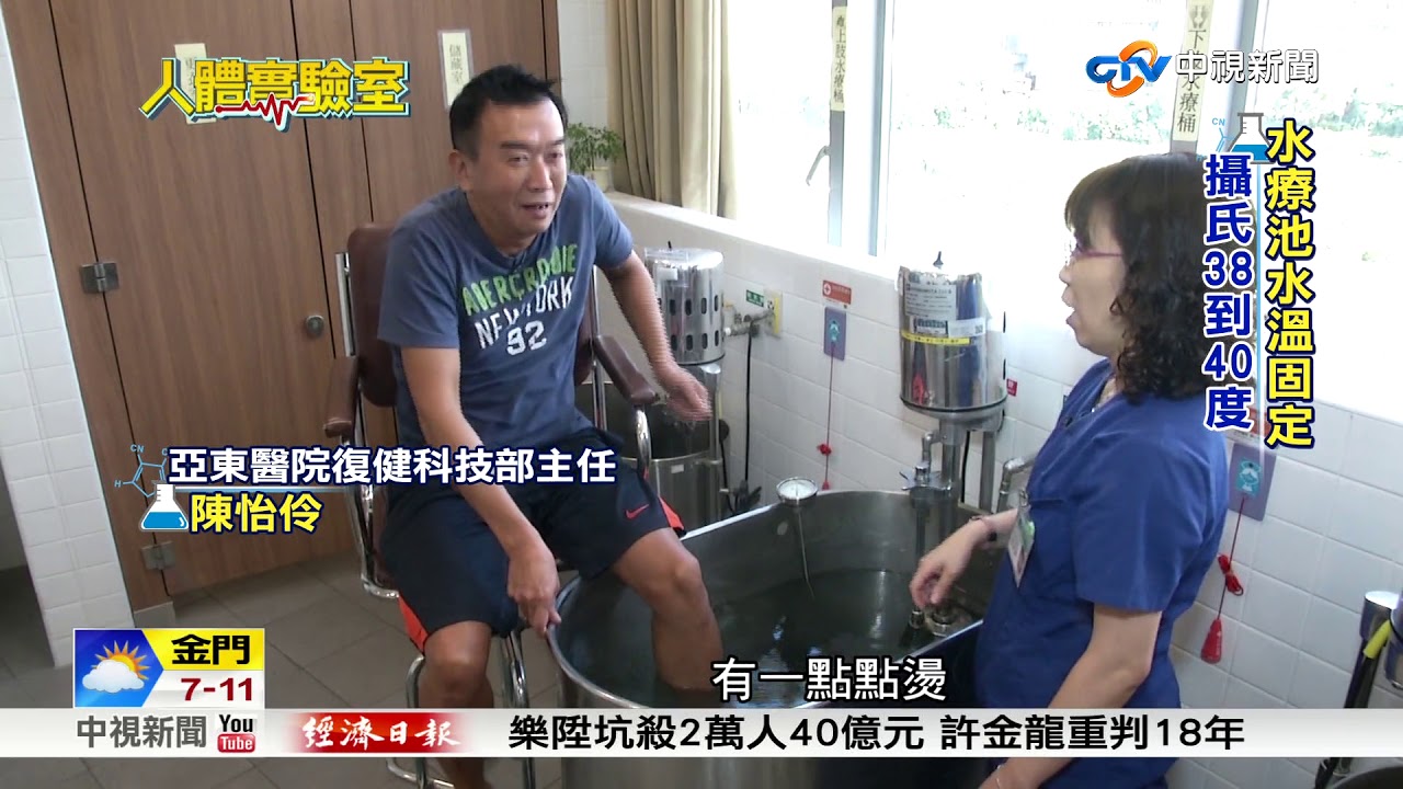 人體實驗室~減少身體負擔 水療舒緩關節疼痛│中視新聞 20180203