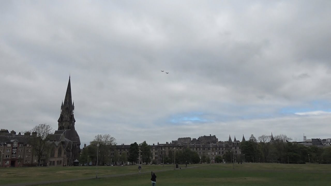 Edinburgh VE Day 75 Typhoon Flypast, 8th May 2020