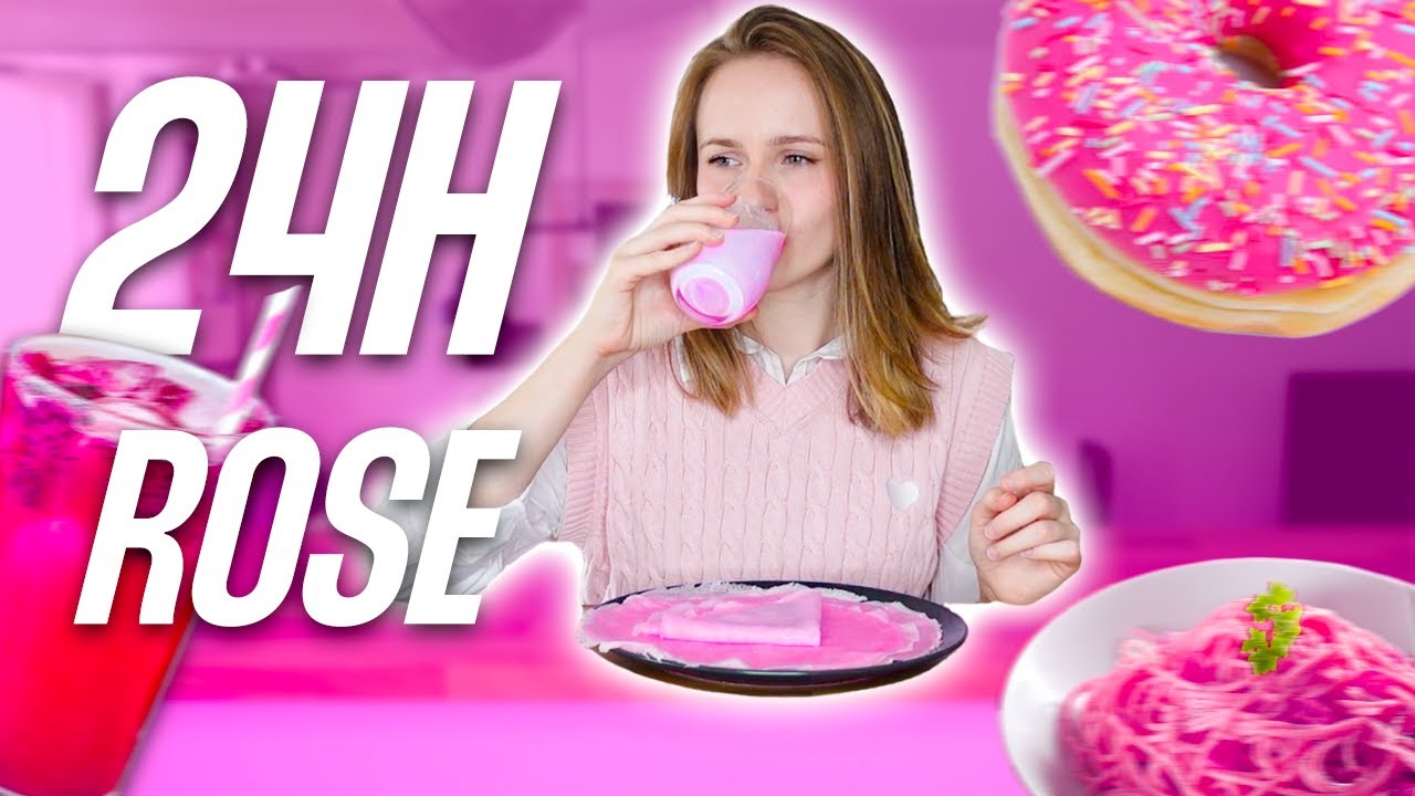 JE MANGE ROSE PENDANT 24H !