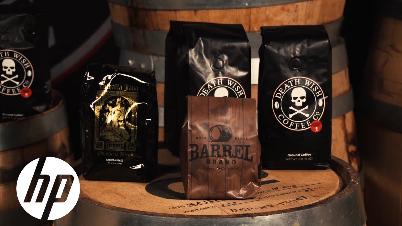 Death Wish Coffee Prints Customized Bags | HP Indigo | HP
