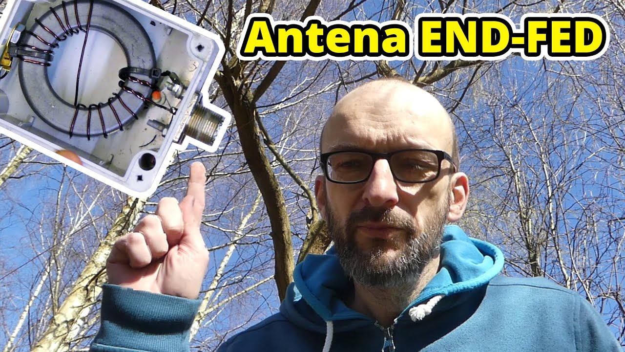 Antena END-FED na pasma od 40 do 10 metr&oacute;w - jak jest zbudowana?