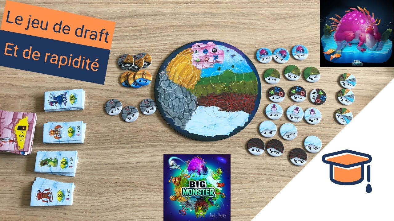 Les règles du jeu de société Big Monster - Pitexplique #16
