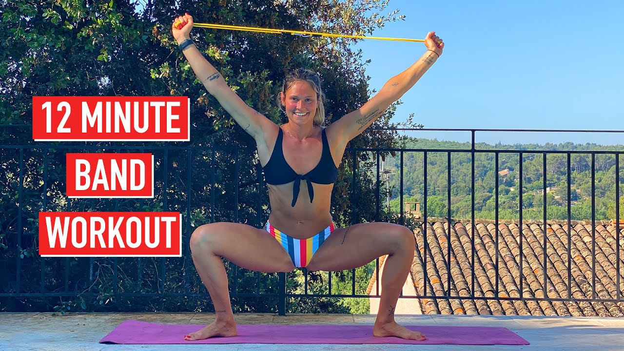 12 Minute | Resistance Band Tabata Workout | w/ Cynthia Balout