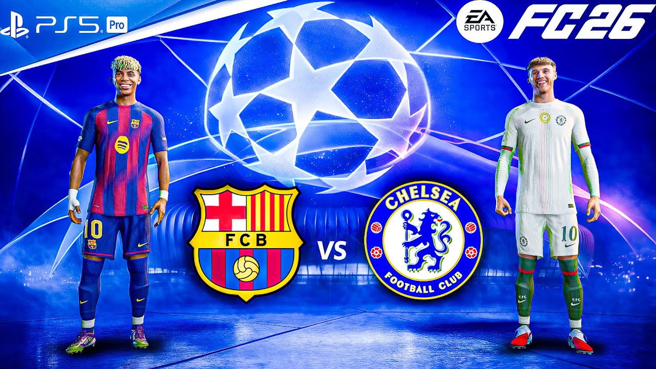FC 26 - Chelsea Vs Barcelona - UEFA Champions League 25/26 Full Match - PS5™ Pro [4K60]