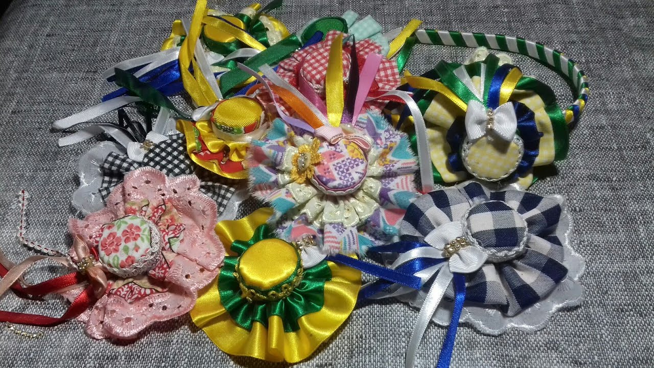 chapéu junino com tampa de garrafa pet