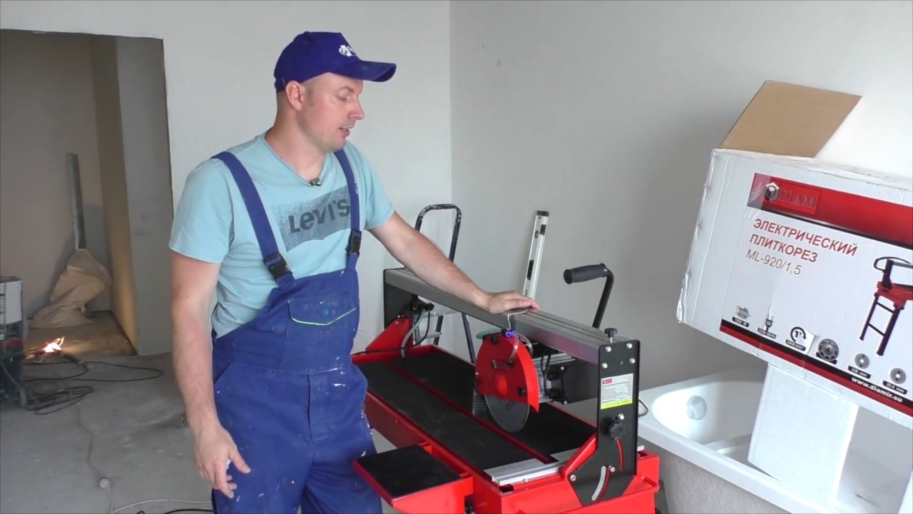 Обзор электрического станка для плитки DIAM ML-920/ 1.5