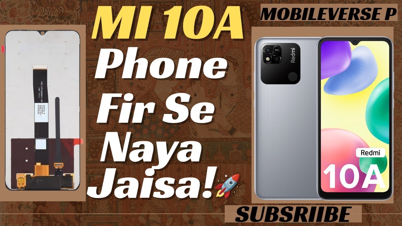 How to Replace Redmi 10A Display Step by Step | MI | Redmi10A #Redmi10ADisplay #Repair #Display