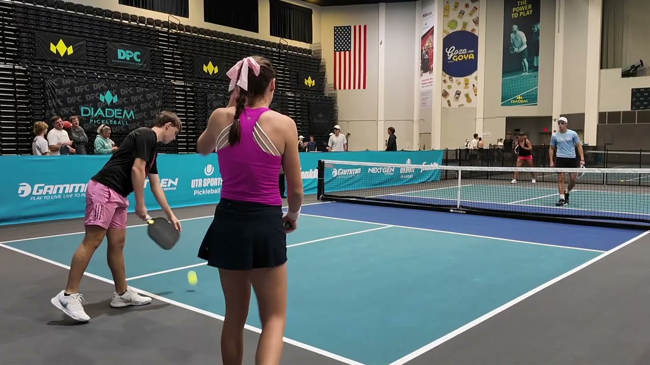 Alexa Schull, Elliott Schupp vs Ava Cavataio, Elijah Bertram | APP NextGen Mixed Doubles Semifinal