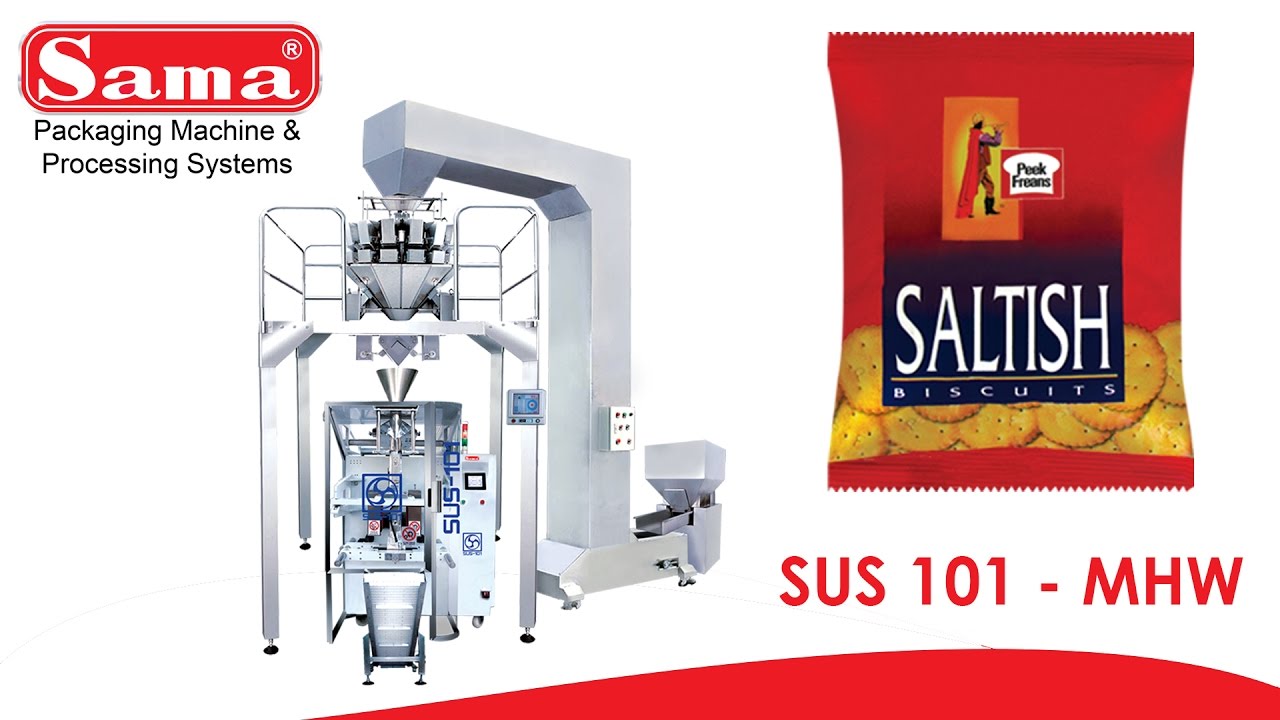 Biscuits Packing Machine - EBM Saltish | Sama Engineering