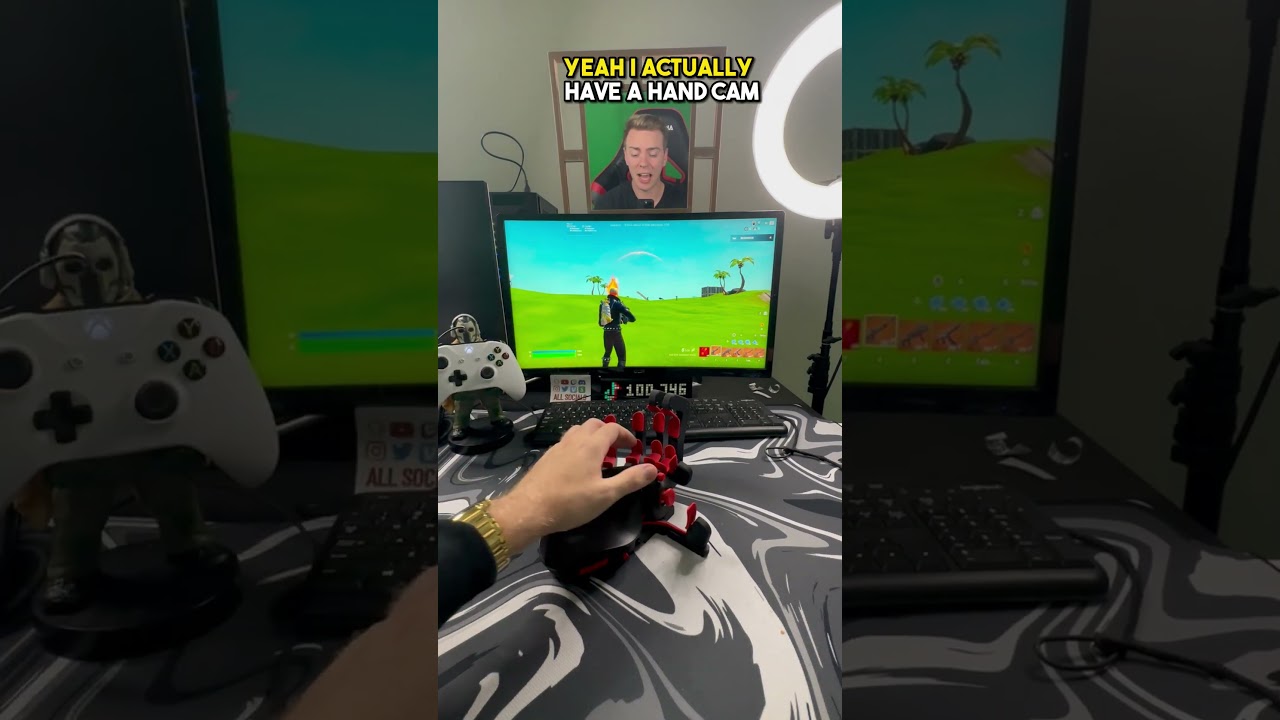 Do You Use A Handcam When Streaming With INSANE Keyboard?