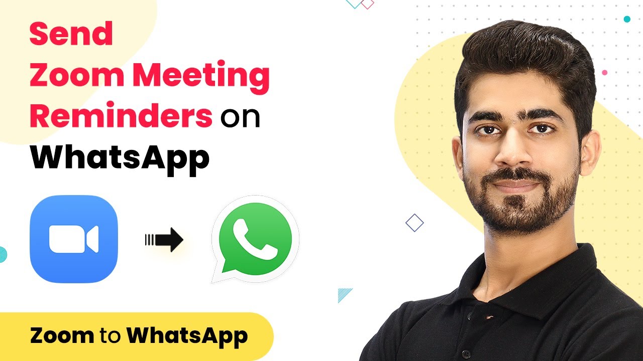 How to Send Zoom Meeting Reminder Link on WhatsApp Automatically before the Meeting via Cloud API