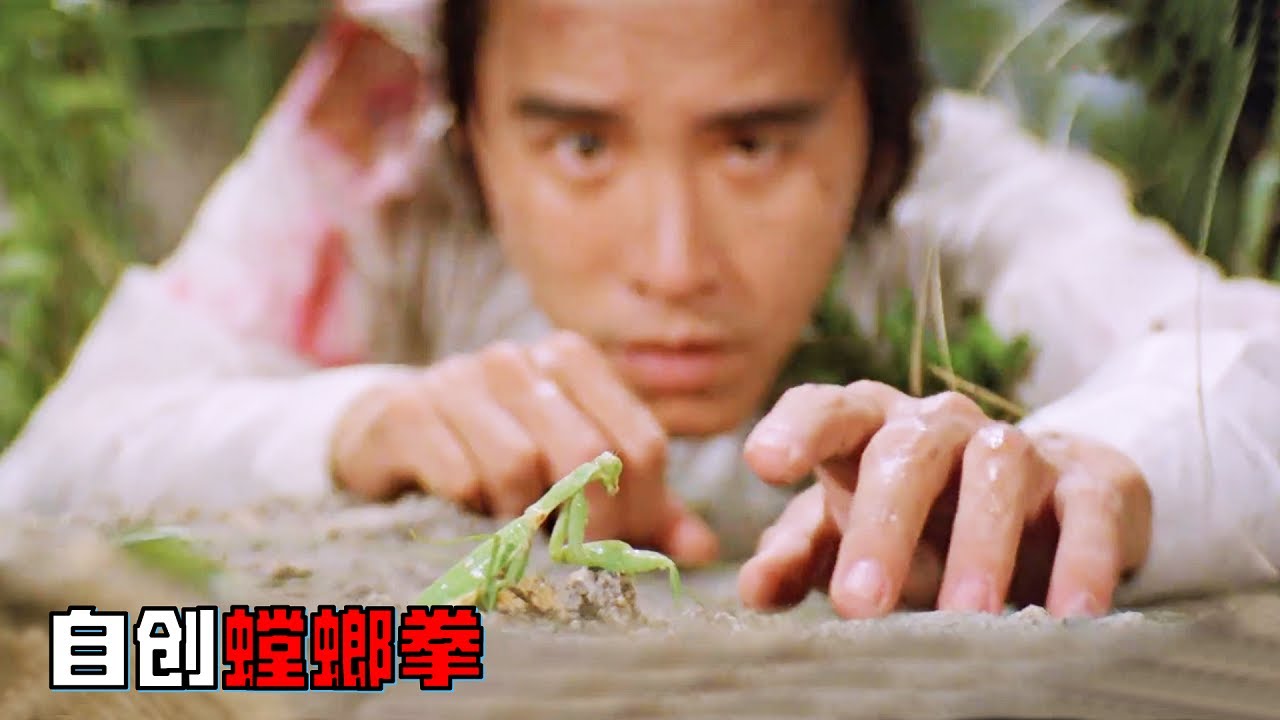 男子抓住一隻螳螂，研究它的動作自創拳法，成為一代宗師