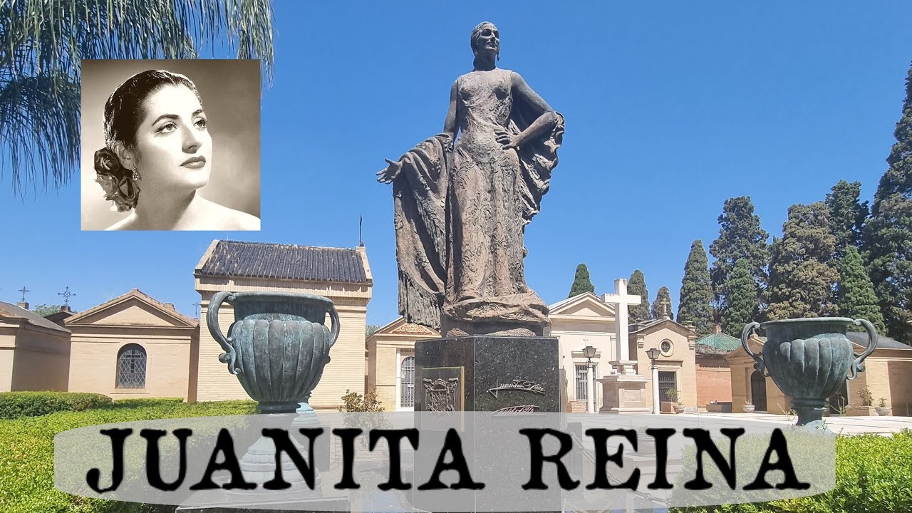 Tumba de JUANITA REINA y su casa natal.
