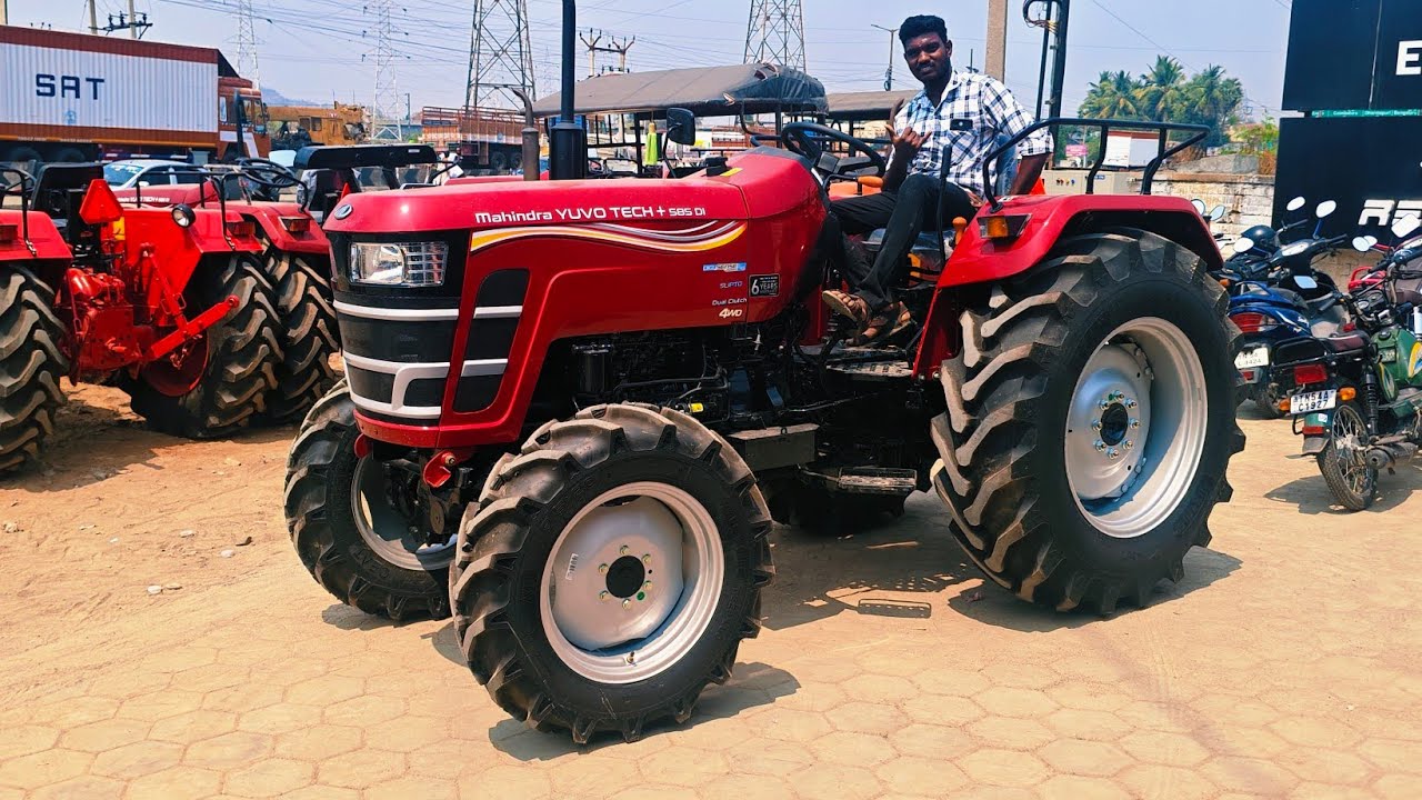 NEW Mahindra yuvo tech Plus 585 4wd shuttle gear tractor test drive and booking video 