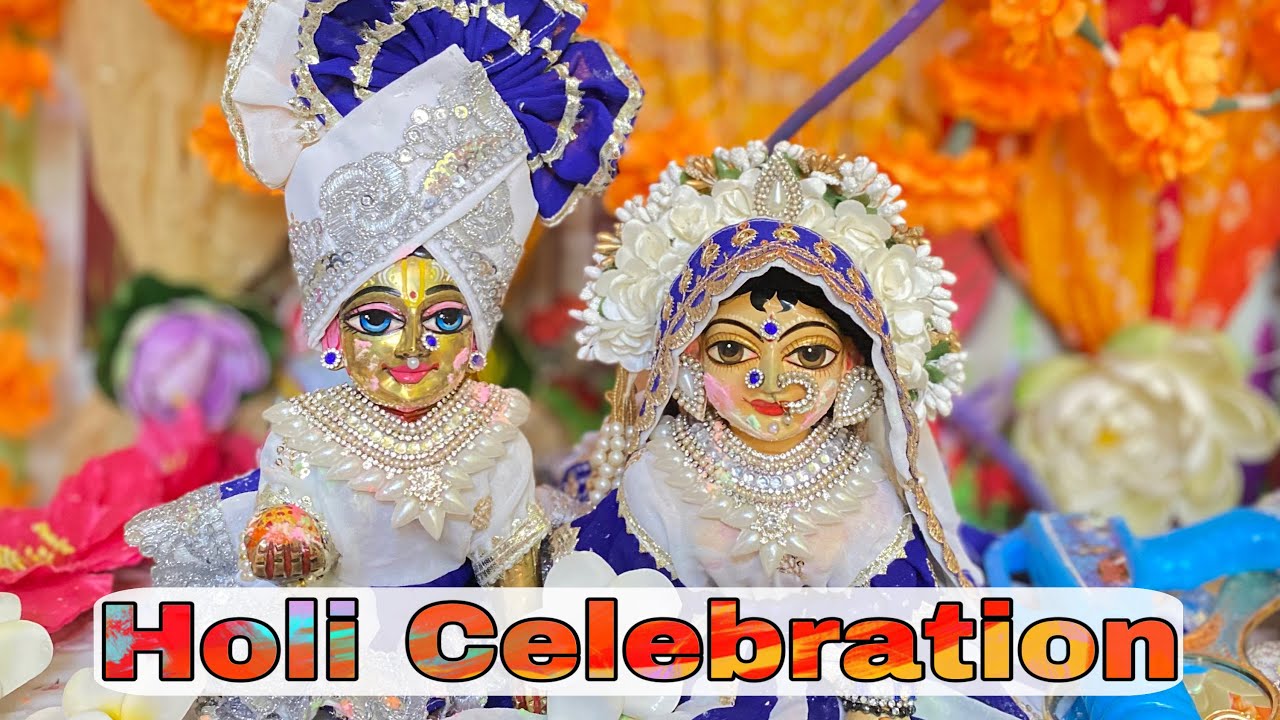 Holi Celebration 2025 #krishnadevotee7 #laddugopal #radheradhe