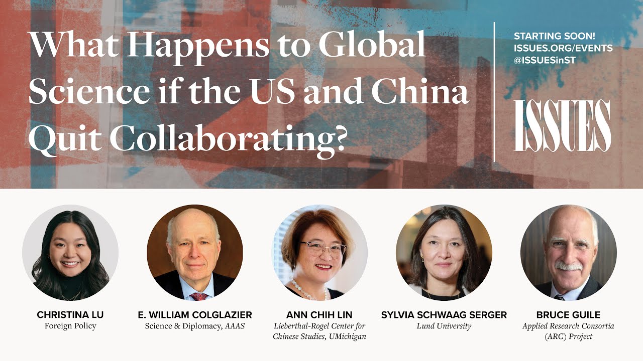What Happens to Global Science If the United States and China Quit Collaborating?