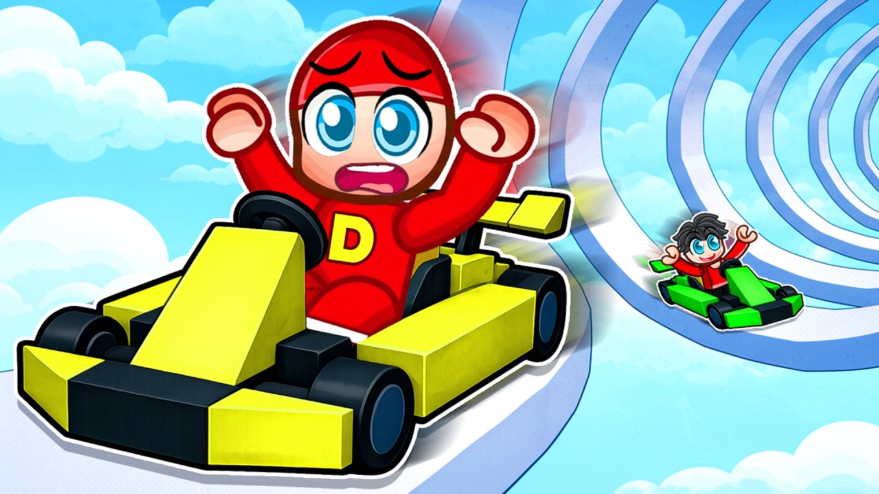 Vi Laver En GOKART Bane i Roblox!