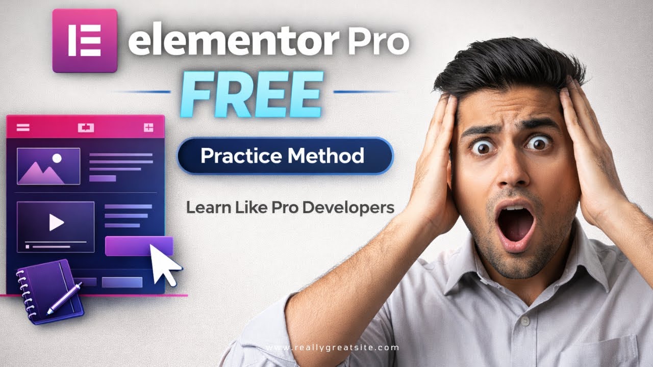 How to Use Elementor Pro for Free (Practice & Learning) | WordPress Tutorial 2026
