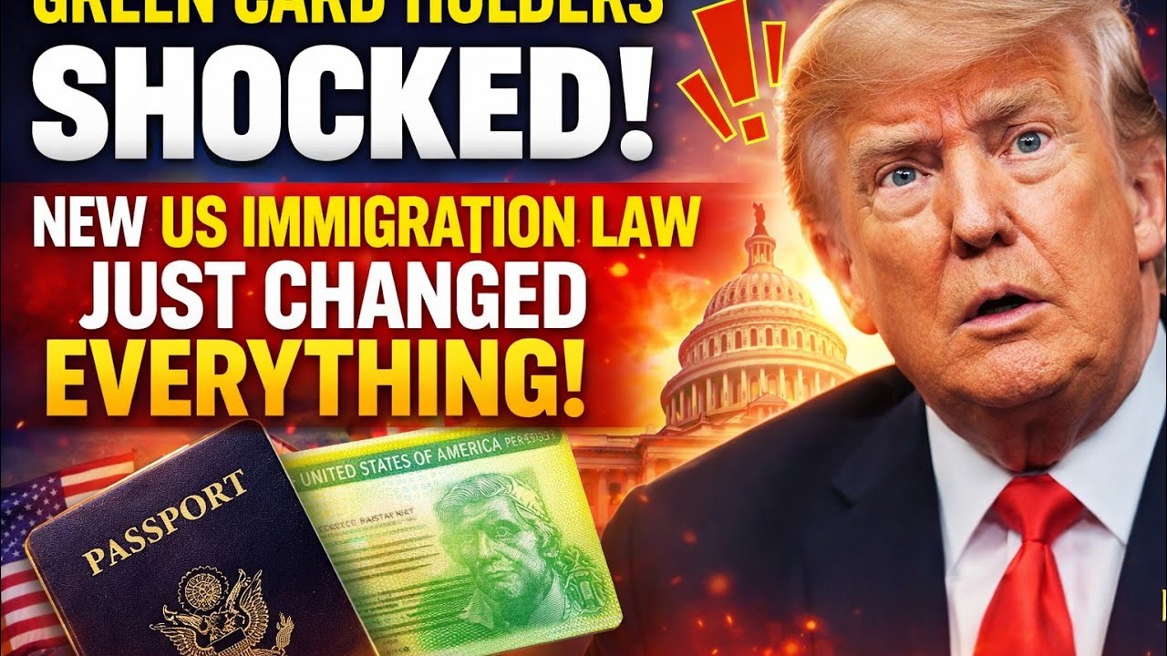 Green Card Holders Shocked! New US Immigration Law Just Changed Everything