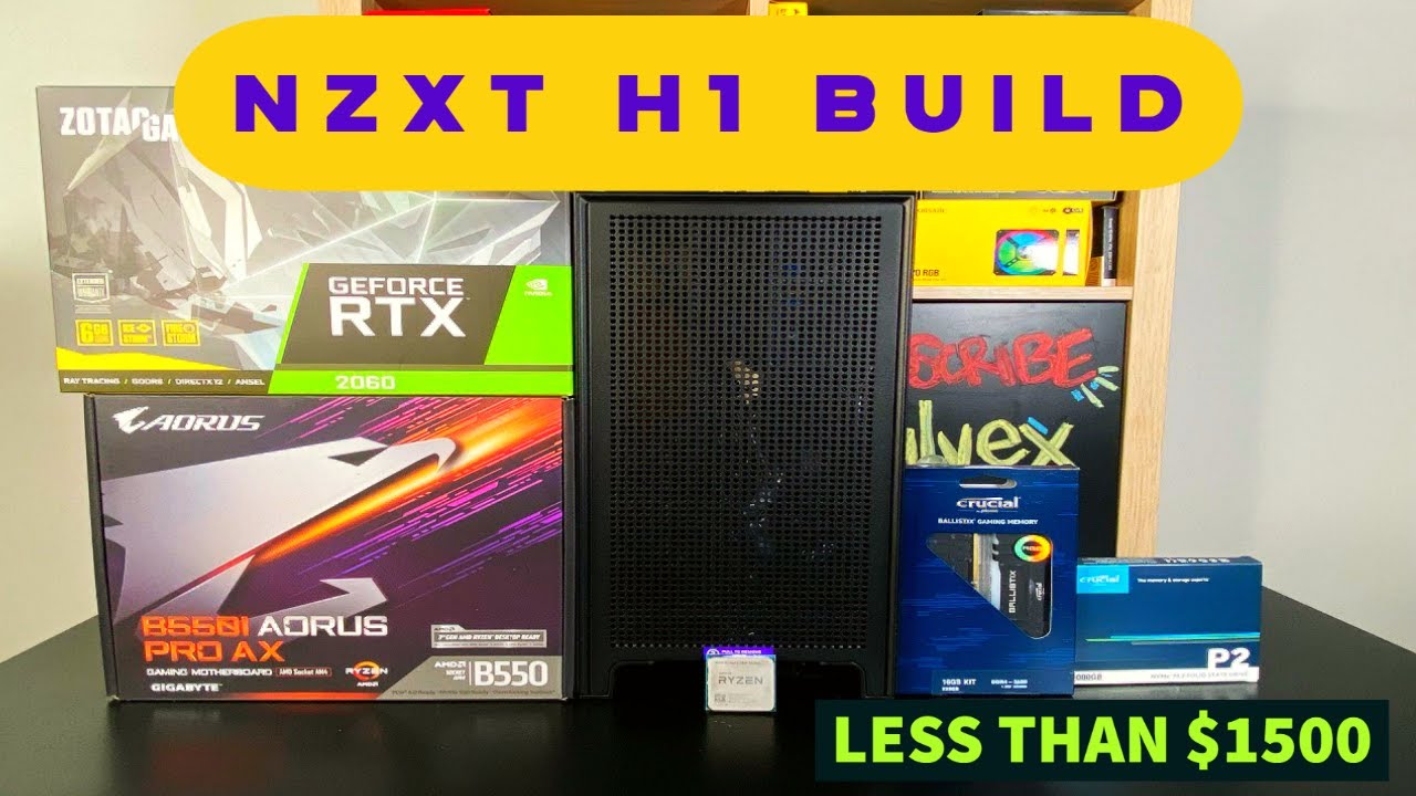 Mini ITX build in a NZXT H1 case