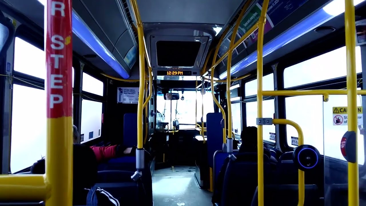 Boarding Route 716 at Windermere back to Century Park #7080