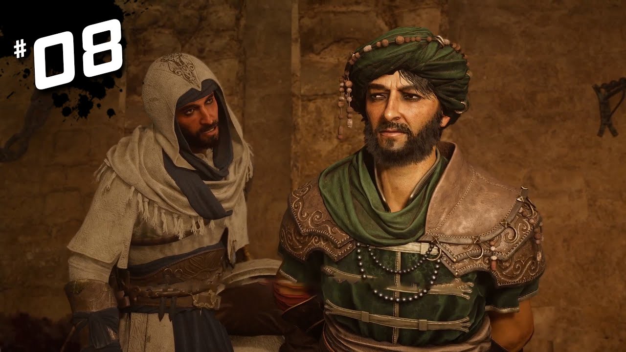 ASSASSIN'S CREED - MIRAGE Ep 08 - Jailbreak Walkthrough Gameplay 1440p (PS5 60fps)