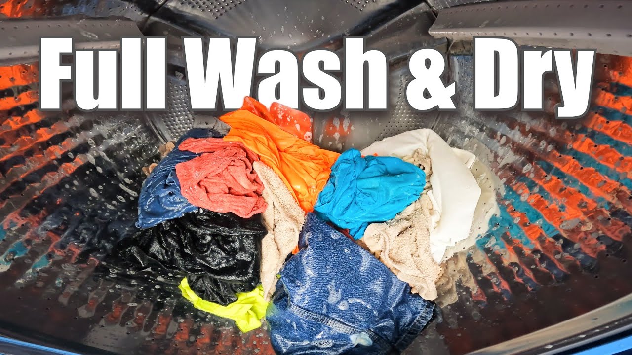 4K Footage Inside GE UltraFast 2 in 1 Combo - How Does it Wash & Dry?