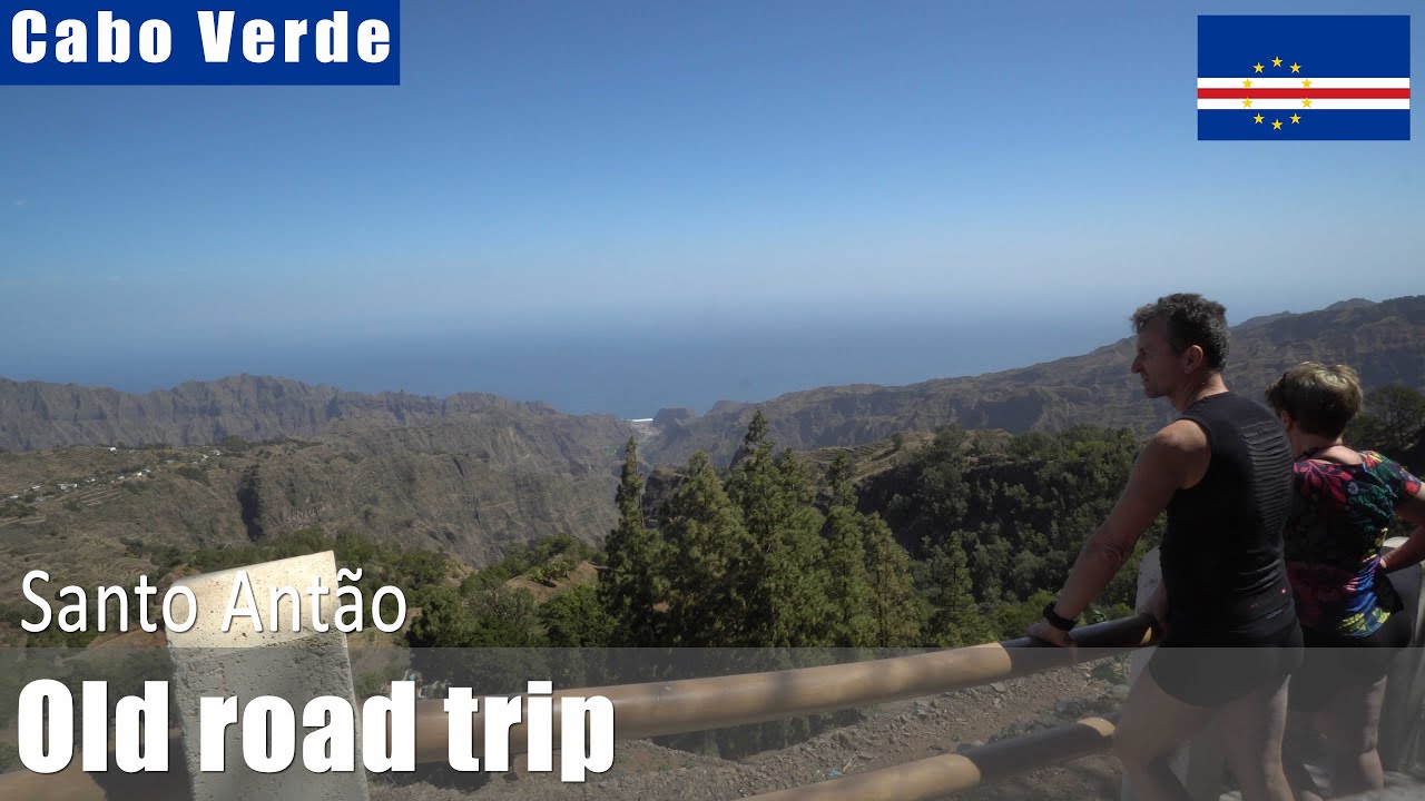 Old mountain road trip. Santo Antao, Cape Verde