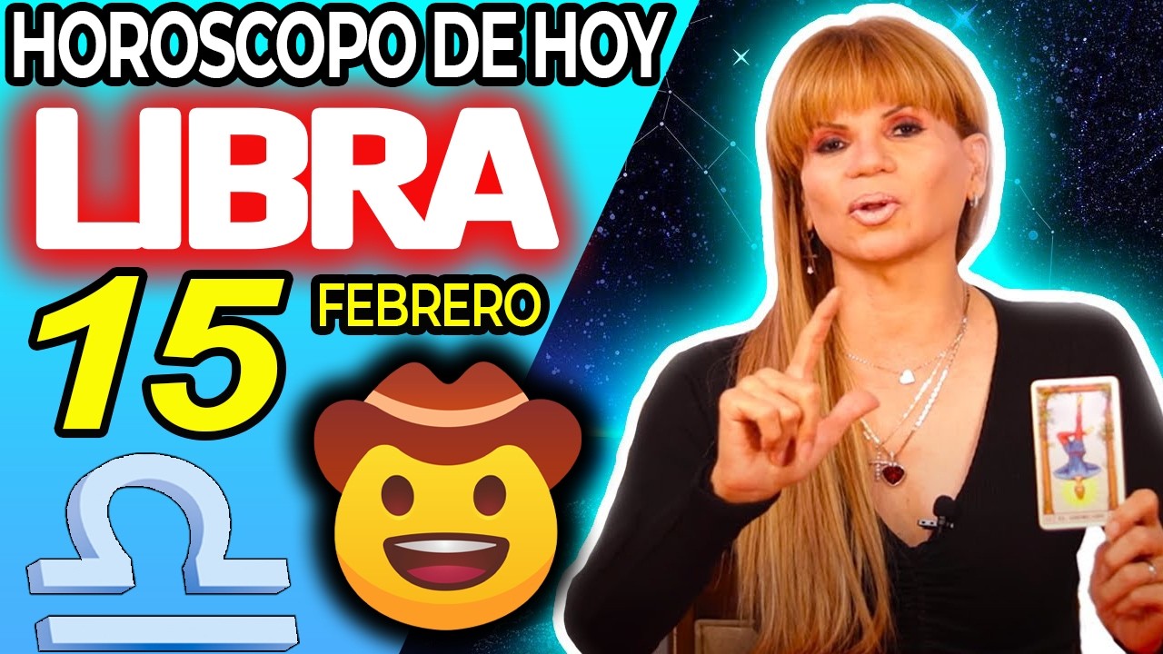 LIBRA ♎ ME QUITO EL SOMBRERO ANTE TI🚨🤠👏🏻TE ENVIDIA🚷 Horóscopo De Hoy 15 De Febrero 2026 | Mhoni