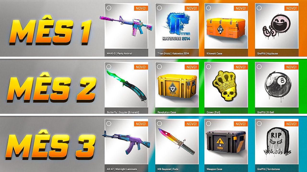 FARMEI SKINS de CS 2 por 3 MESES e esse foi o resultado (quanto lucrei apenas com mimo semanal?)