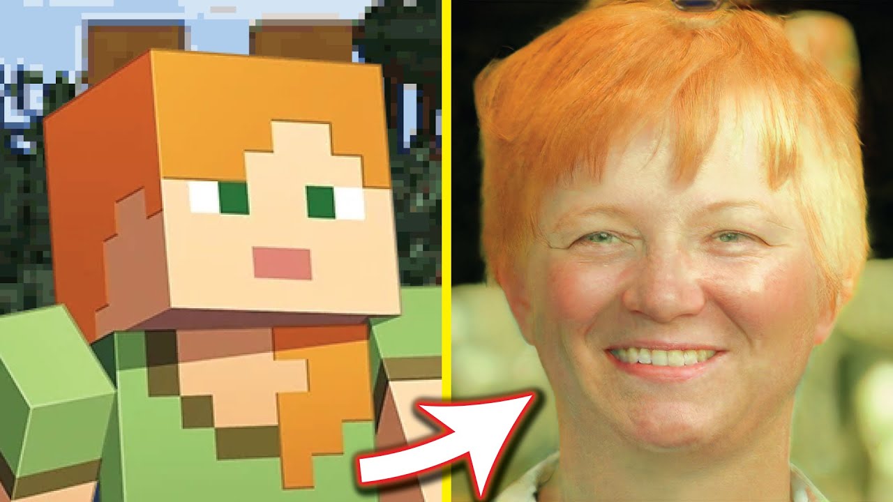This Program Generates Real Faces from Pixelated Images (Cursed Minecraft)