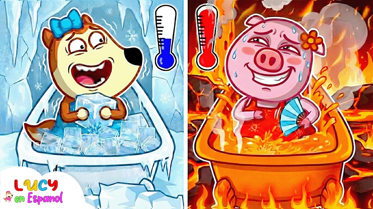 Ice vs Fire ❄️🔥 Lucy y Nancy no pueden vivir juntas+ Más🌈‪@LucyEnEspanol