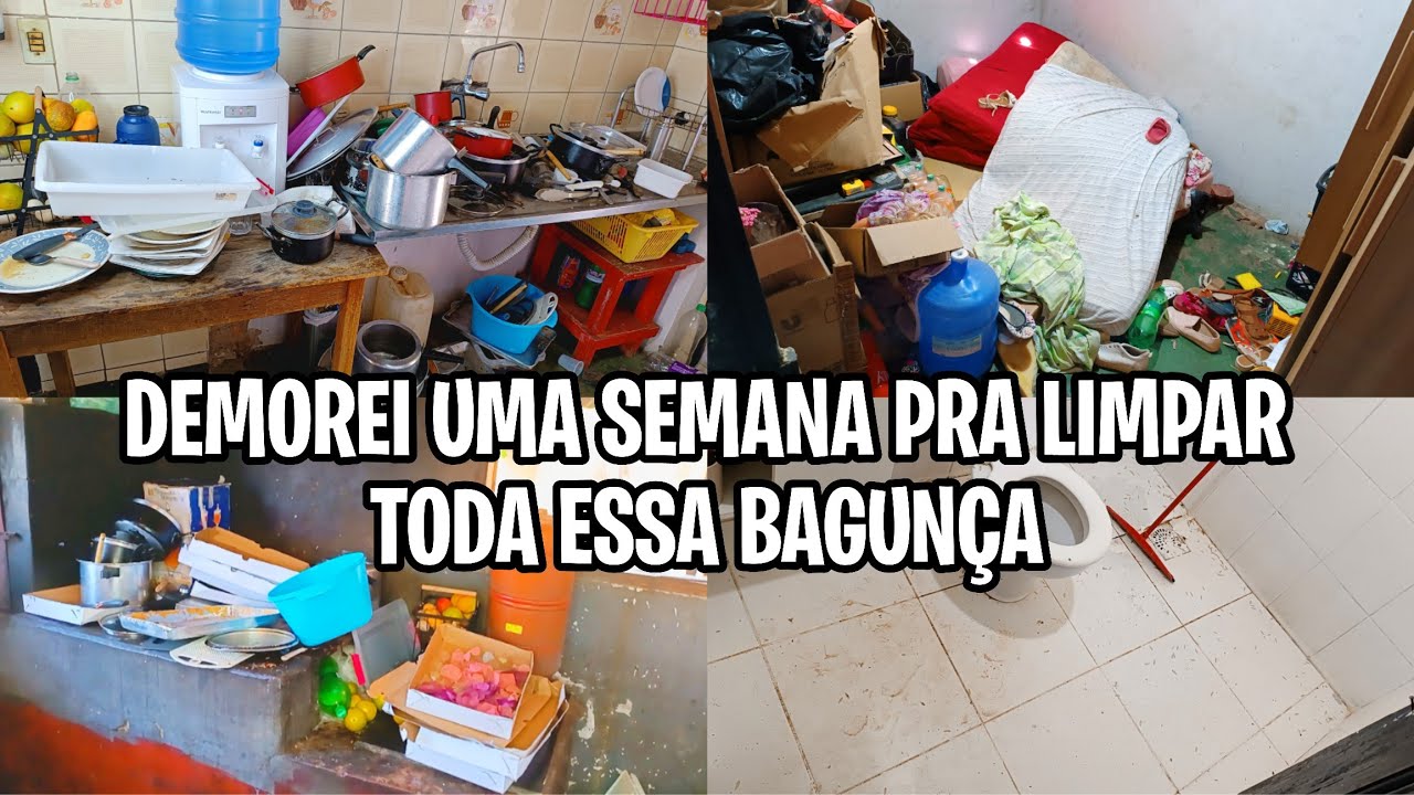 DEMOREI UMA SEMANA PRA LIMPAR TODA ESSA BAGUNÇA/FAXINA PÓS FESTA