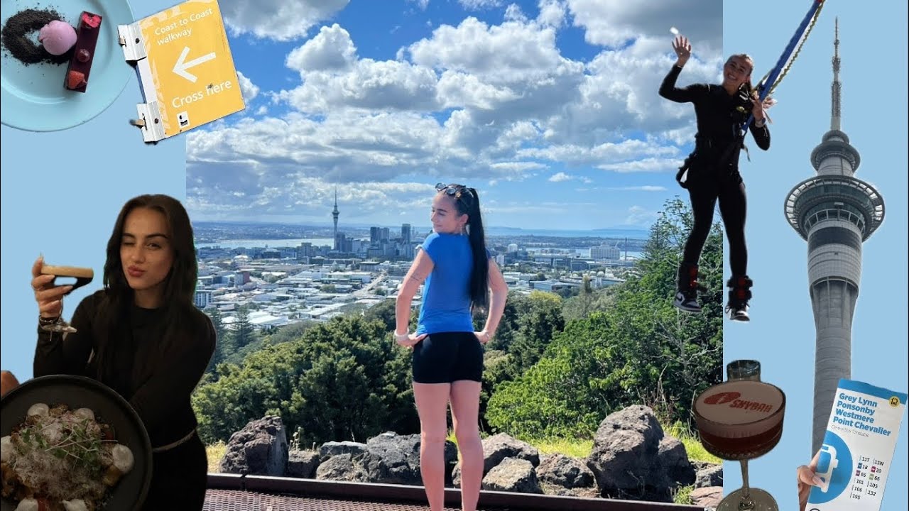 Kurz bungy jumpen in Auckland, Neuseeland