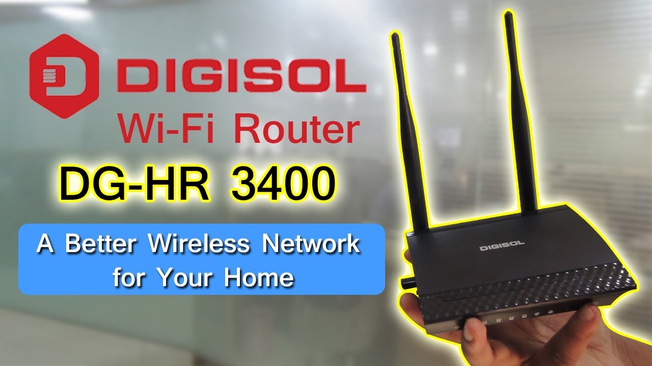DIGISOL DG-HR3400 300Mbps Wireless Router Setup | Speed Test | Installation