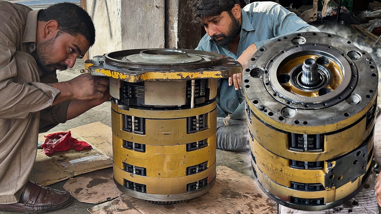 Caterpillar 140G Grader Transmission Repair That Will Blow Your Mind @Mechanicalprocess9