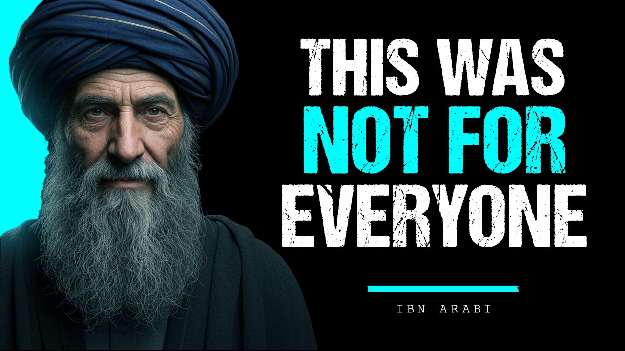No One Qualifies Except You — Ibn ʿArabi Reveals Why This Divine Selection Was Never Random